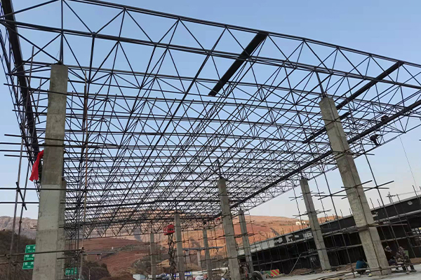 乐陵钢结构网架图片