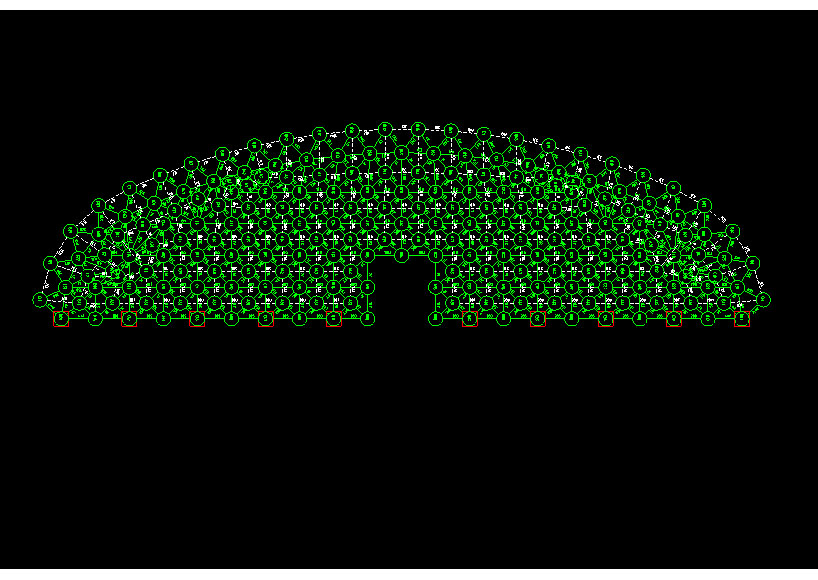 乐陵锡林浩特91跨，1000米长干煤棚网架设计