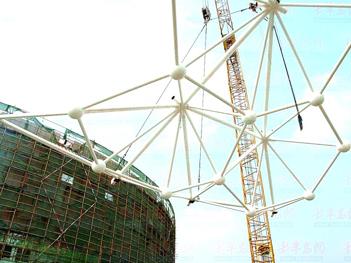 乐陵体育馆网架安装