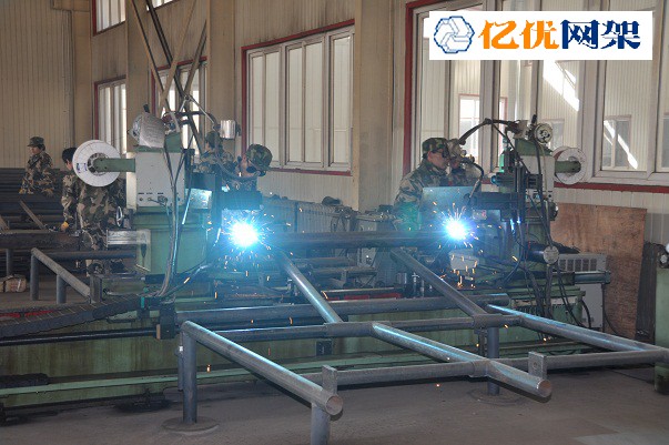 乐陵螺栓球网架加工车间